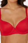 Triumph Padded Wired Medium Coverage T-Shirt Bra - Mars Red — thumbnail 4